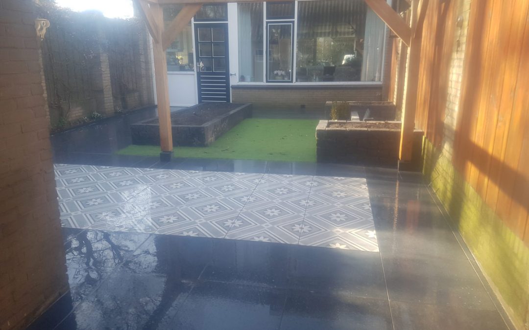 Aanleg achtertuin Nunspeet