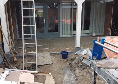 bouw veranda overkapping achtertuin Nunspeet