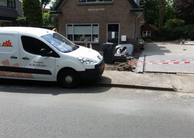 bestrating oprit tuin Nunspeet