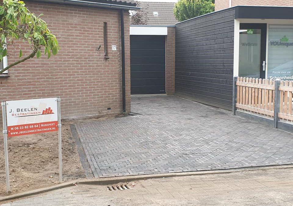 Bestrating oprit Nunspeet