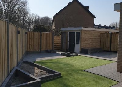 Tuinaanleg bestrating grondwerk Harderwijk