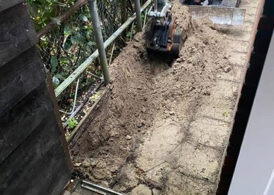 bestrating shovel Hulshorst achterpad