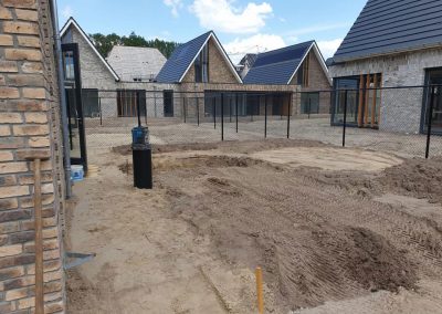 bestrating achtertuin nieuwbouw Apeldoorn