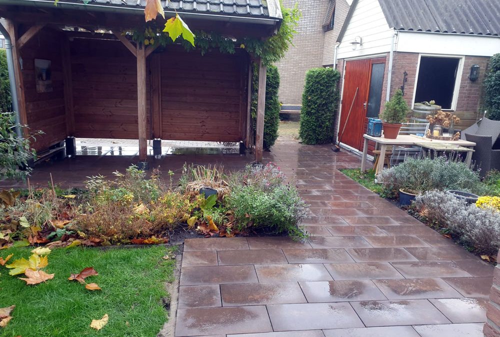 Bestrating achtertuin Elburg