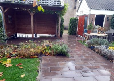 Bestrating achtertuin Elburg