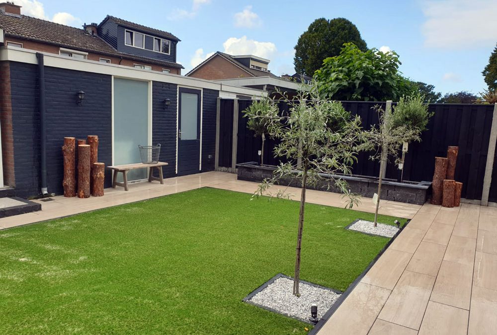 Tuinaanleg onderhoudsvriendelijke tuin Nunspeet