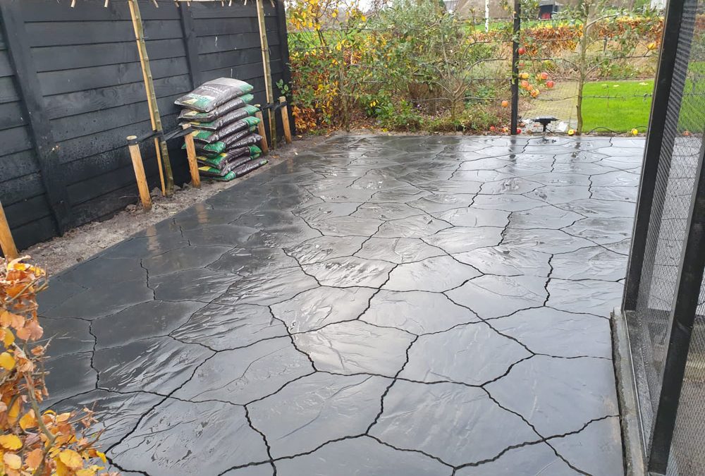 Bestrating terras Emst