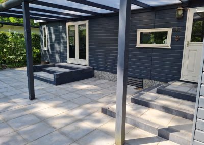 Bestrating terras achtertuin Ermelo