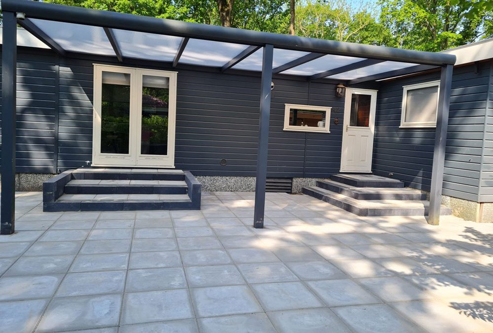 Bestrating terras achtertuin Ermelo