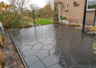 Bestrating terras Emst