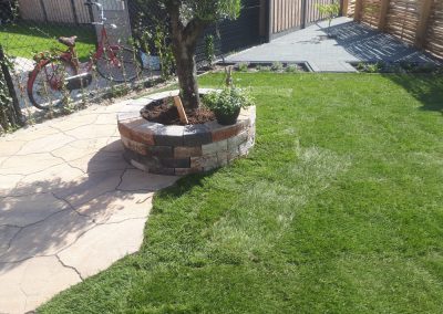 JBeelen bestratingen tuinaanleg sierbestrating achtertuin terras gras leggen Nunspeet